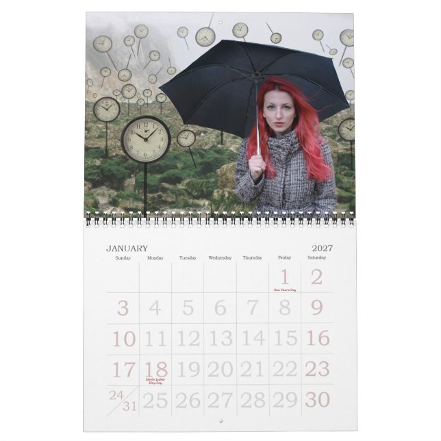 DarkestGoth Girl Danna Victoria 2015 Calendar (Jan 2027)