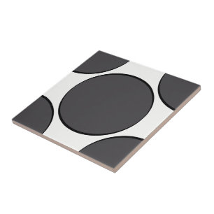 DarkGrey Dot Ceramic Tile
