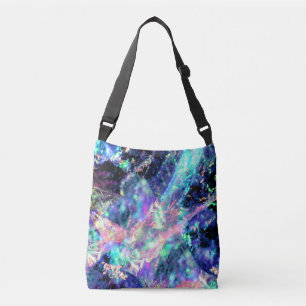 darkness and light, dark opal : crossbody bag