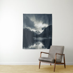 Darkness and rain at Zgornje Jezersko, Slovenia Tapestry