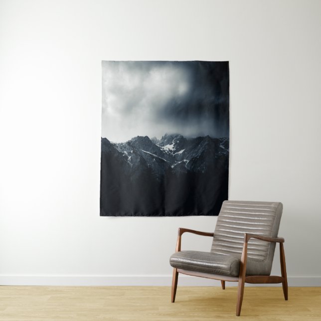 Darkness and storm brewing at mountains tapestry (In Situ)