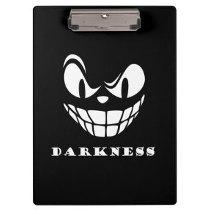 Darkness monster face clipboard
