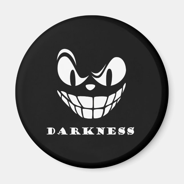Darkness monster face magnet (Front)