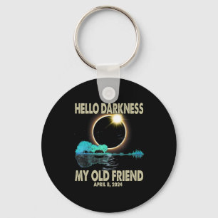 Darkness My Friend Funny Solar Eclipse 2024 April Key Ring