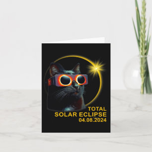 Darkness My Friend Solar Eclipse April 8 2024 Funn Card