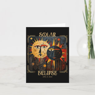 Darkness My Old Friend Cat Solar Eclipse April 08 Card