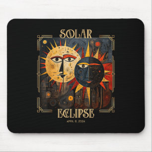 Darkness My Old Friend Cat Solar Eclipse April 08 Mouse Pad