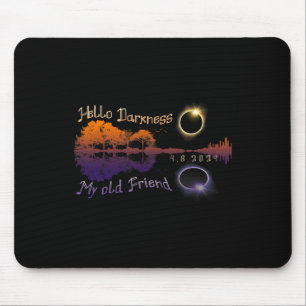 Darkness My Old Friend Solar Eclipse Mouse Pad