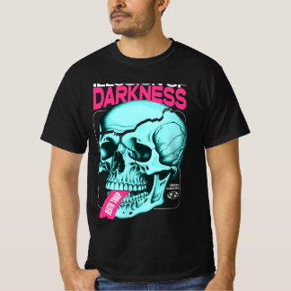 Darkness Skull Graphic T-Shirt