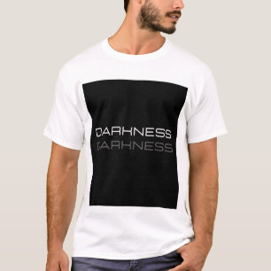 DARKNESS. TEXT PRINTED T-SHIRT