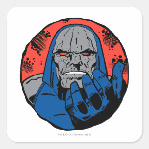 Darkseid  Head Shot 2 Square Sticker