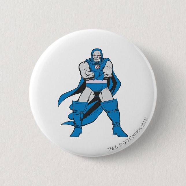 Darkseid Poses 6 Cm Round Badge (Front)