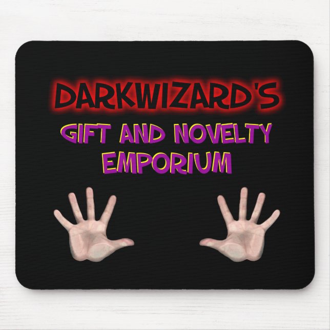 Darkwizard Gift and Novelty Emporium Mouse Pad (Front)