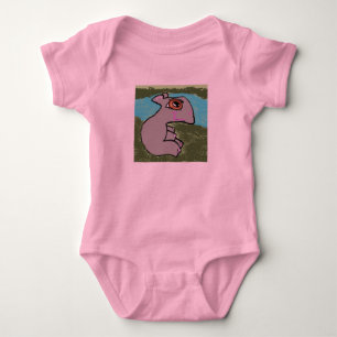 Darla Hippo 🦛 Baby Bodysuit