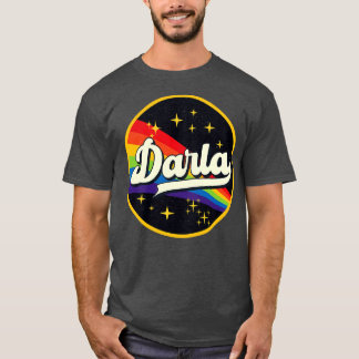 Darla Rainbow In Space Vintage Style T-Shirt