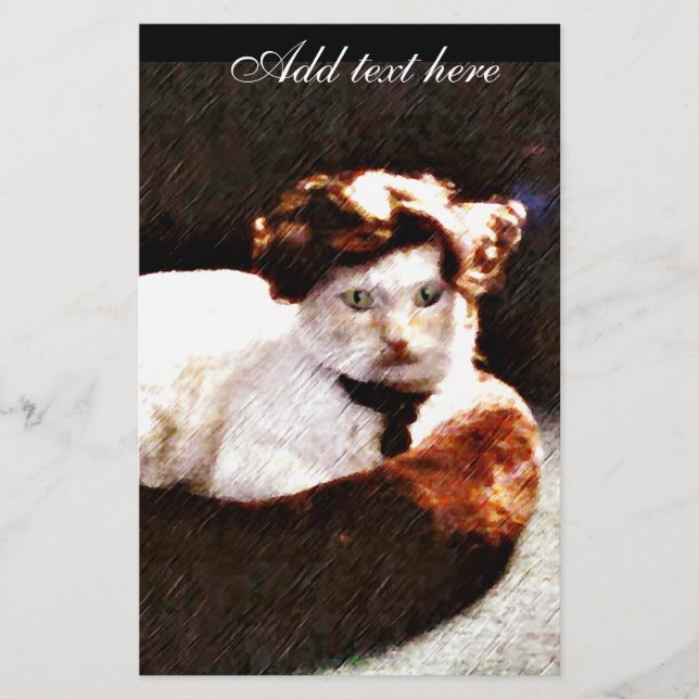 Darling,Cat_ Stationery (Front)