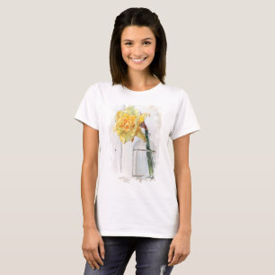 Darling Daffodil - New Balance T-Shirt, White T-Shirt