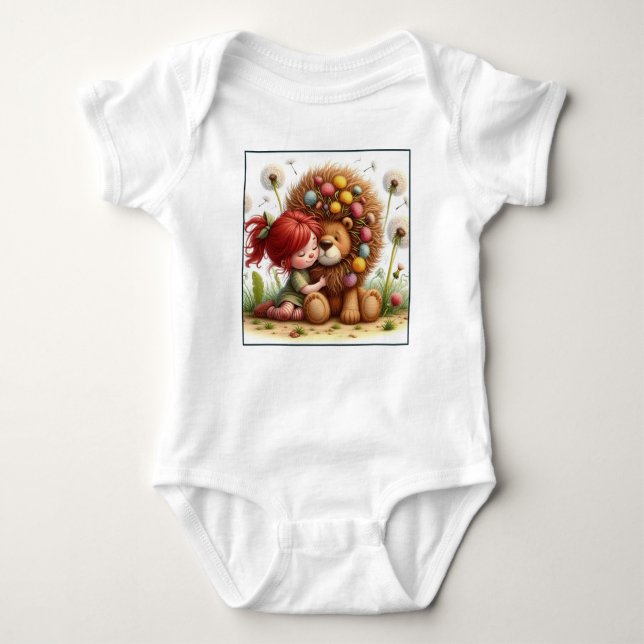 Darling Dandelion Baby Bodysuit (Front)