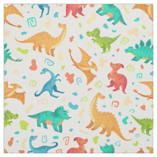 Darling Dinosaurs Fabric