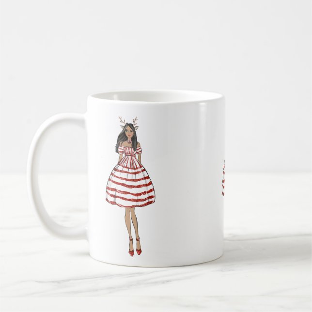 Darling Diva Christmas Mug (Left)