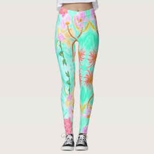 Darling Floral Leggings By Ariella & Lily Designs