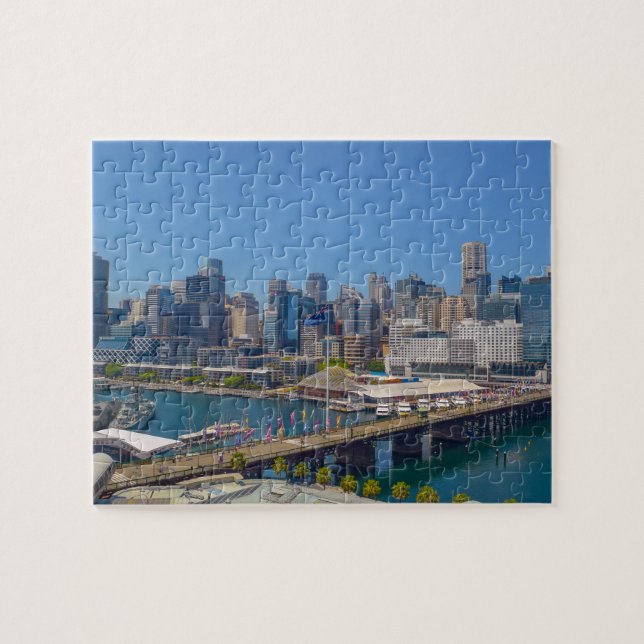 Darling Harbour in Sydney Australia Jigsaw Puzzle (Horizontal)