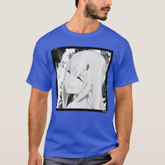 Darling Japanese Anime Zerowo Novelty PremiumriBle T-Shirt