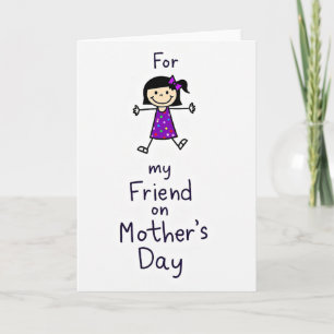 Darling Mothers Day Girl Art Card
