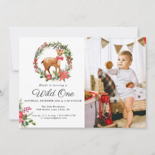 Darling Reindeer Christmas Birthday Party