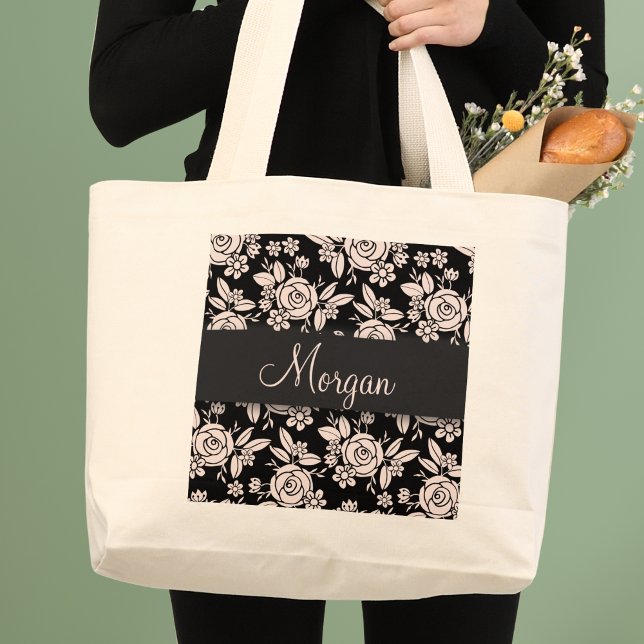 Darling Roses Large Tote Bag (Creator Uploaded)
