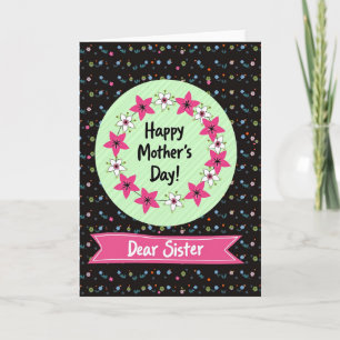 Darling Sister Mothers Day Card
