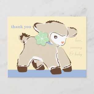 Darling Toy Baby Lamb Note Card