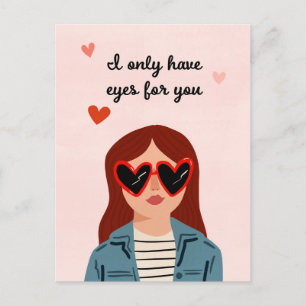 Darling Valentine IV Postcard