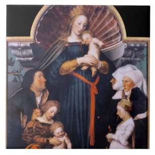 Darmstadt Madonna, Holbein the Younger Ceramic Tile