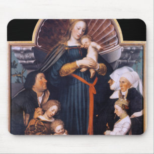 Darmstadt Madonna, Holbein the Younger Mouse Pad