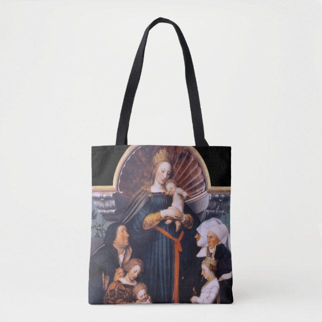 Darmstadt Madonna, Holbein the Younger Tote Bag (Front)