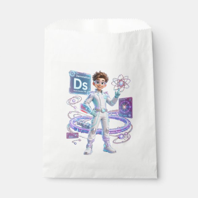 Darmstadtium (Ds) – Atomic  | ATOMIVRA COLLECTION Favour Bag (Front)