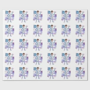 Darmstadtium (Ds) – Atomic ATOMIVRA COLLECTION Wrapping Paper