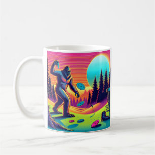 Darn Trees   Bigfoot Disc Golf Humor Coffee Mug