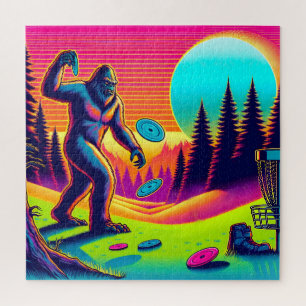 Darn Trees   Bigfoot Disc Golf Humor  Jigsaw Puzzle