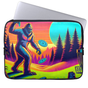 Darn Trees   Bigfoot Disc Golf Humour  Laptop Sleeve