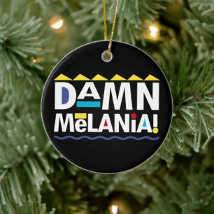 Darn Trump Ceramic Ornament