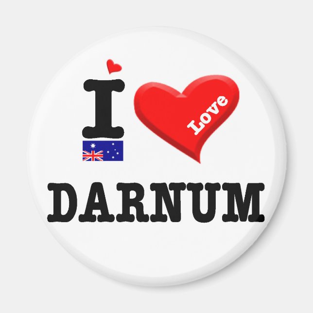 DARNUM - I Love Magnet (Front)