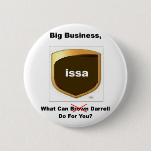 Darrell Issa 6 Cm Round Badge