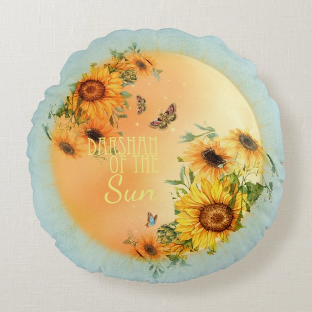DARSHAN of the Sun - Pillow (Front)