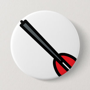 dart 7.5 cm round badge