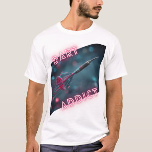 DART ADDICT dynamic neon arrow T-Shirt