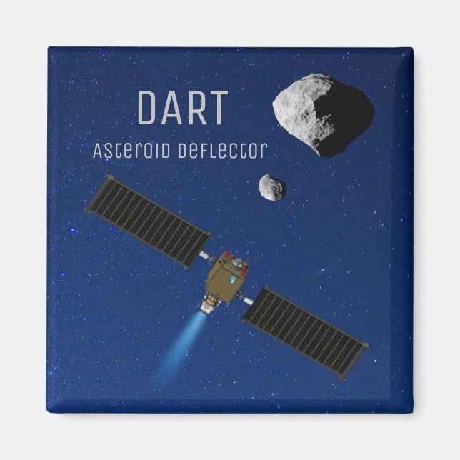 DART Asteroid Deflecting Spacecraft Magnet (Front)