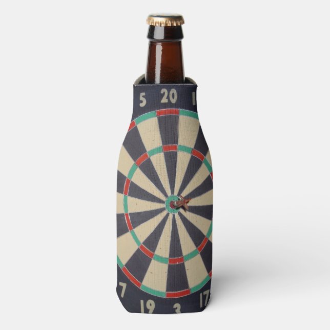 Dart_Board_Bulls_Eye,_Stubby_Holder Bottle Cooler (Bottle Front)