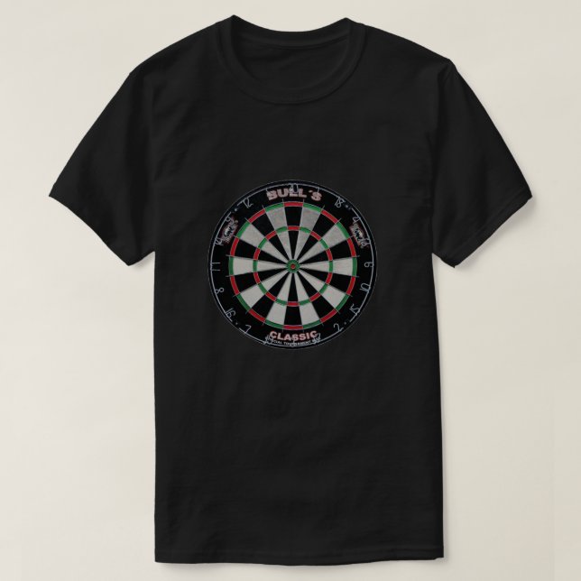 Dart Board Game of Darts T-Shirt (Design Front)